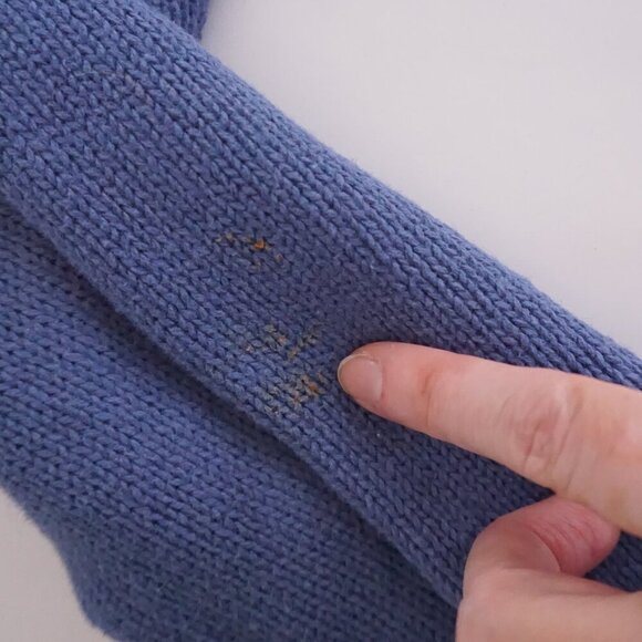 Navy Star Patterned Women's Sweater - Picture 9 of 9